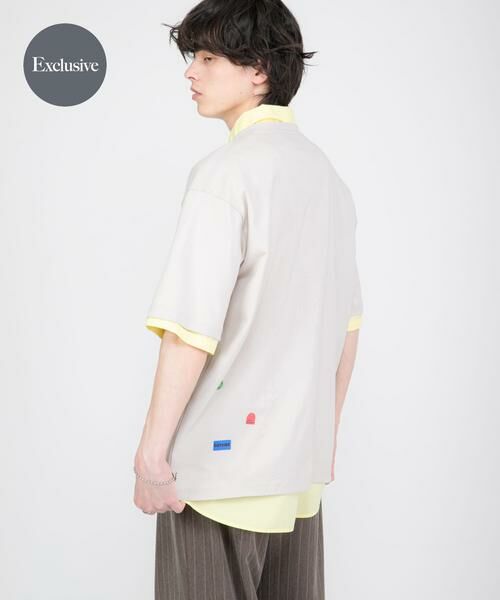 SENSE OF PLACE by URBAN RESEARCH / センスオブプレイス バイ アーバンリサーチ Tシャツ | 『別注』OATSIDE×SENSE OF PLACE　グラフィックTシャツC（ライトベージュ）