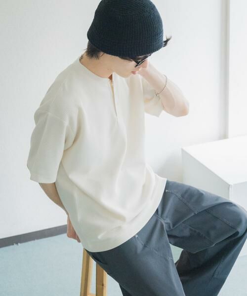 SENSE OF PLACE by URBAN RESEARCH / センスオブプレイス バイ アーバンリサーチ Tシャツ | ヘンリーネックカノコプルオーバー | 詳細2