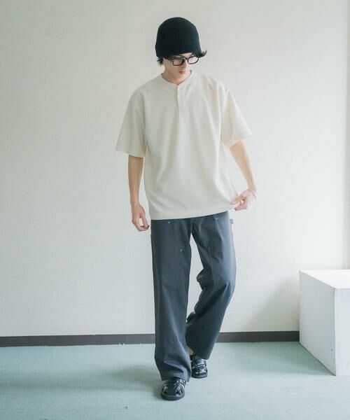 SENSE OF PLACE by URBAN RESEARCH / センスオブプレイス バイ アーバンリサーチ Tシャツ | ヘンリーネックカノコプルオーバー | 詳細4