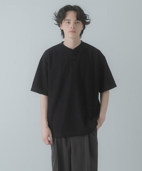 SENSE OF PLACE by URBAN RESEARCH / センスオブプレイス バイ アーバンリサーチ Tシャツ | ヘンリーネックカノコプルオーバー | 詳細7