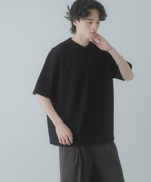 SENSE OF PLACE by URBAN RESEARCH / センスオブプレイス バイ アーバンリサーチ Tシャツ | ヘンリーネックカノコプルオーバー | 詳細8