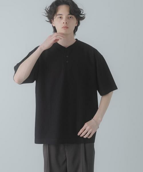 SENSE OF PLACE by URBAN RESEARCH / センスオブプレイス バイ アーバンリサーチ Tシャツ | ヘンリーネックカノコプルオーバー | 詳細9