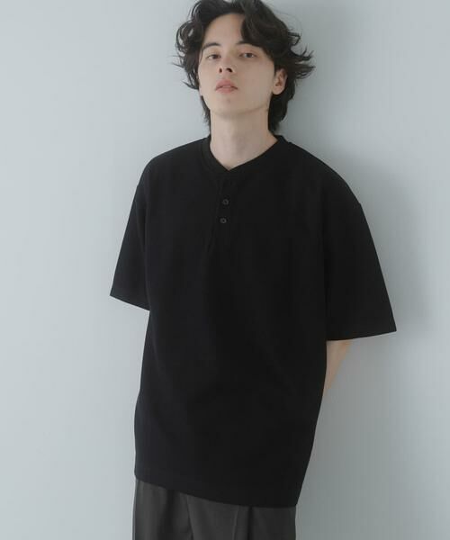 SENSE OF PLACE by URBAN RESEARCH / センスオブプレイス バイ アーバンリサーチ Tシャツ | ヘンリーネックカノコプルオーバー | 詳細12