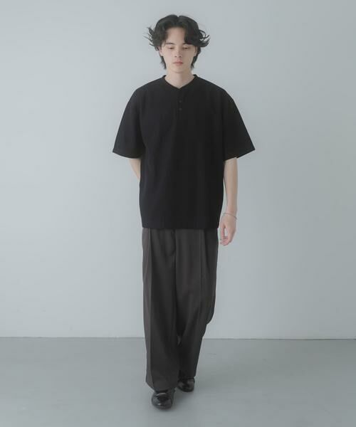 SENSE OF PLACE by URBAN RESEARCH / センスオブプレイス バイ アーバンリサーチ Tシャツ | ヘンリーネックカノコプルオーバー | 詳細14