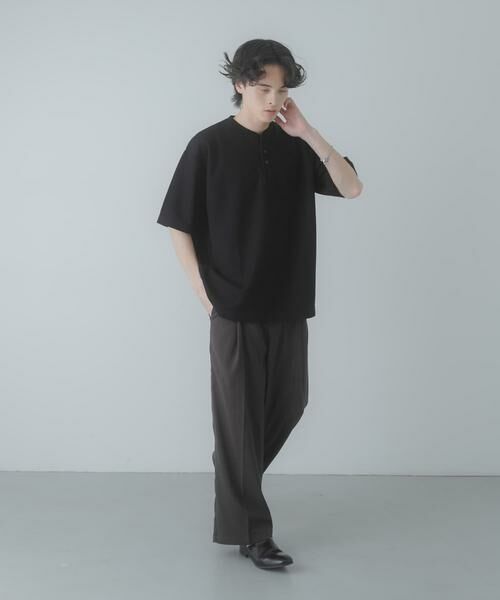 SENSE OF PLACE by URBAN RESEARCH / センスオブプレイス バイ アーバンリサーチ Tシャツ | ヘンリーネックカノコプルオーバー | 詳細15