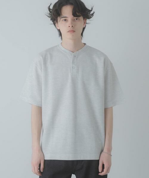 SENSE OF PLACE by URBAN RESEARCH / センスオブプレイス バイ アーバンリサーチ Tシャツ | ヘンリーネックカノコプルオーバー | 詳細18
