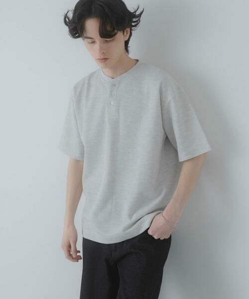SENSE OF PLACE by URBAN RESEARCH / センスオブプレイス バイ アーバンリサーチ Tシャツ | ヘンリーネックカノコプルオーバー | 詳細23