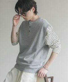 SENSE OF PLACE by URBAN RESEARCH / センスオブプレイス バイ アーバンリサーチ ベスト | 『洗濯可』ヘンリーネックニットベスト