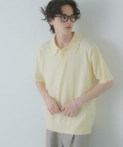 SENSE OF PLACE by URBAN RESEARCH / センスオブプレイス バイ アーバンリサーチ ニット・セーター | 『洗濯可』ストレッチニットポロショートスリーブTシャツ