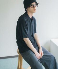 SENSE OF PLACE by URBAN RESEARCH / センスオブプレイス バイ アーバンリサーチ ニット・セーター | 『洗濯可』ストレッチニットポロショートスリーブTシャツ