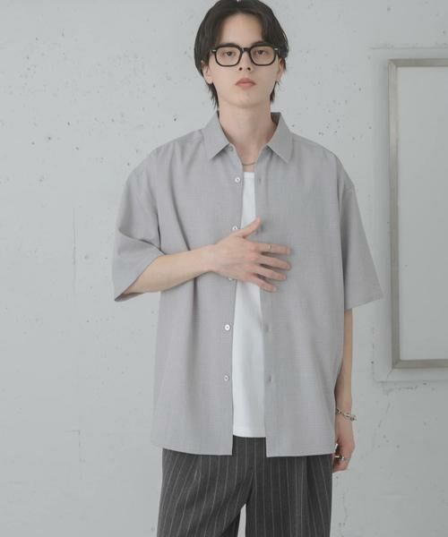 SENSE OF PLACE by URBAN RESEARCH / センスオブプレイス バイ アーバンリサーチ シャツ・ブラウス | メランジレギュラーカラーショートスリーブシャツ | 詳細21