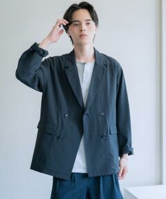 SENSE OF PLACE by URBAN RESEARCH / センスオブプレイス バイ アーバンリサーチ その他アウター | シアサッカーダブルジャケット
