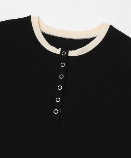SENSE OF PLACE by URBAN RESEARCH / センスオブプレイス バイ アーバンリサーチ Tシャツ | ヘンリーネックレイヤードトップ(半袖) | 詳細7