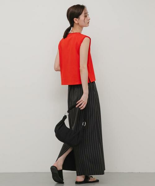 SENSE OF PLACE by URBAN RESEARCH / センスオブプレイス バイ アーバンリサーチ タンクトップ | 『汗ジミ防止』SKINProofノースリーブロールTシャツ | 詳細4