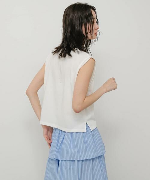 SENSE OF PLACE by URBAN RESEARCH / センスオブプレイス バイ アーバンリサーチ タンクトップ | 『汗ジミ防止』SKINProofノースリーブロールTシャツ | 詳細9