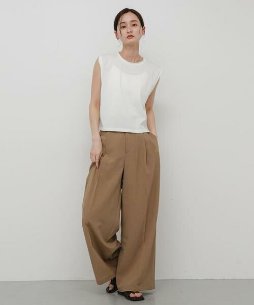SENSE OF PLACE by URBAN RESEARCH / センスオブプレイス バイ アーバンリサーチ タンクトップ | 『汗ジミ防止』SKINProofノースリーブロールTシャツ | 詳細12