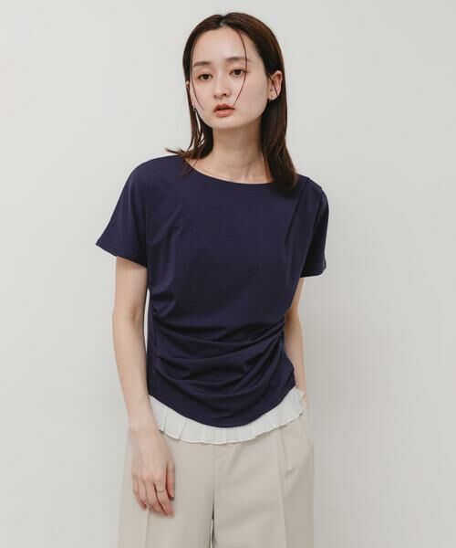SENSE OF PLACE by URBAN RESEARCH / センスオブプレイス バイ アーバンリサーチ Tシャツ | フリルドレープトップ | 詳細1
