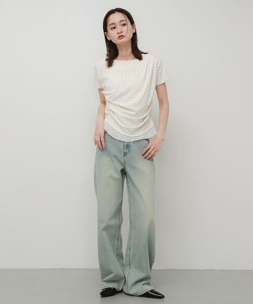 SENSE OF PLACE by URBAN RESEARCH / センスオブプレイス バイ アーバンリサーチ Tシャツ | フリルドレープトップ | 詳細14