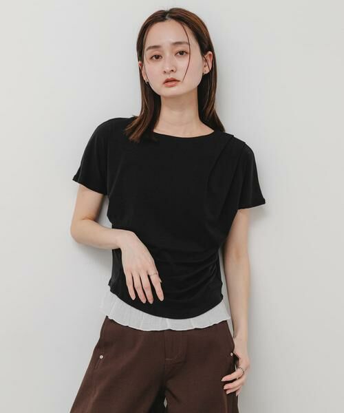 SENSE OF PLACE by URBAN RESEARCH / センスオブプレイス バイ アーバンリサーチ Tシャツ | フリルドレープトップ | 詳細18