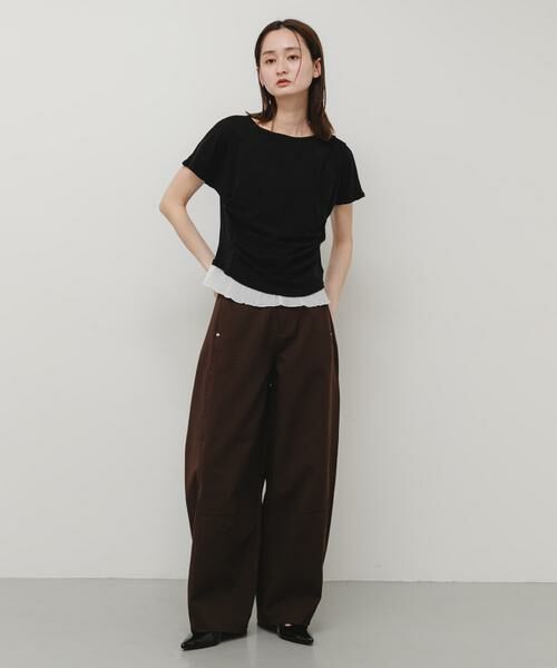 SENSE OF PLACE by URBAN RESEARCH / センスオブプレイス バイ アーバンリサーチ Tシャツ | フリルドレープトップ | 詳細20