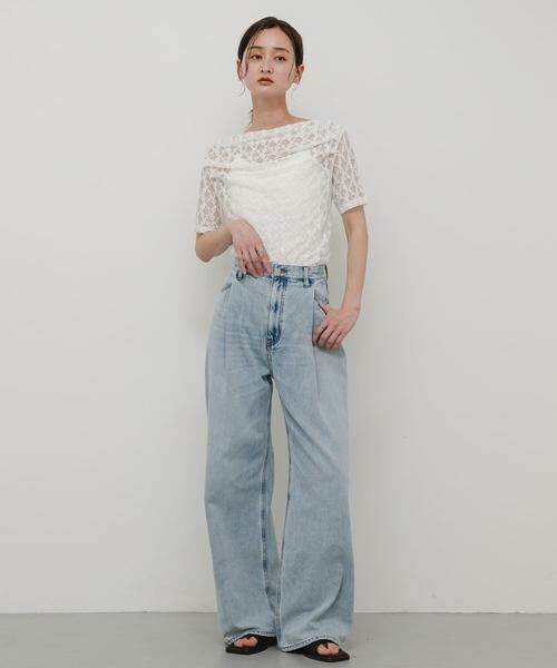 SENSE OF PLACE by URBAN RESEARCH / センスオブプレイス バイ アーバンリサーチ Tシャツ | レースドレープトップ | 詳細6