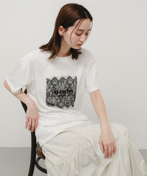 SENSE OF PLACE by URBAN RESEARCH / センスオブプレイス バイ アーバンリサーチ Tシャツ | レースロゴTシャツ | 詳細6