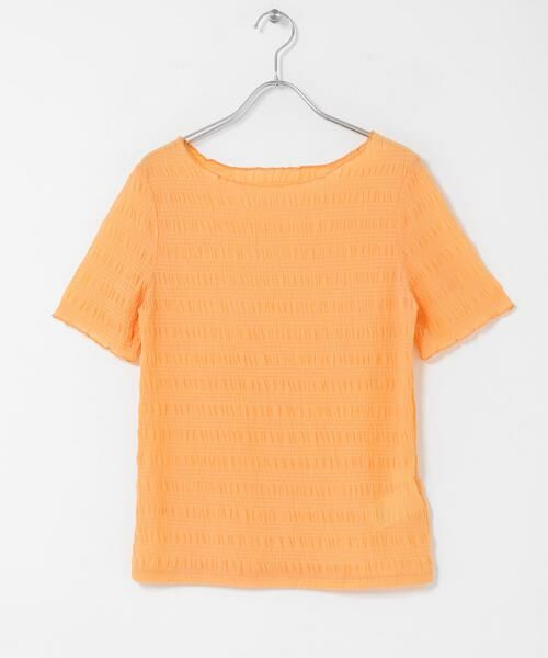 SENSE OF PLACE by URBAN RESEARCH / センスオブプレイス バイ アーバンリサーチ Tシャツ | シャーリングシアートップ(5分袖) | 詳細1
