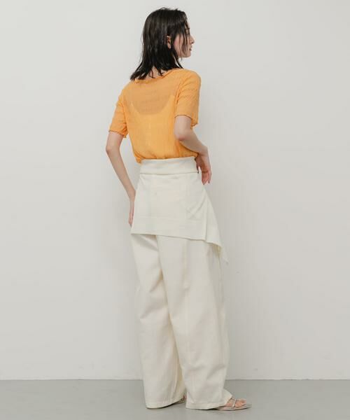 SENSE OF PLACE by URBAN RESEARCH / センスオブプレイス バイ アーバンリサーチ Tシャツ | シャーリングシアートップ(5分袖) | 詳細7