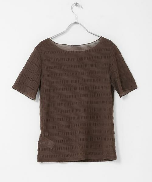 SENSE OF PLACE by URBAN RESEARCH / センスオブプレイス バイ アーバンリサーチ Tシャツ | シャーリングシアートップ(5分袖) | 詳細6