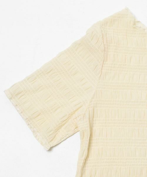 SENSE OF PLACE by URBAN RESEARCH / センスオブプレイス バイ アーバンリサーチ Tシャツ | シャーリングシアートップ(5分袖) | 詳細12