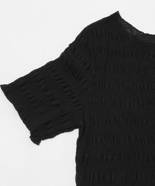 SENSE OF PLACE by URBAN RESEARCH / センスオブプレイス バイ アーバンリサーチ Tシャツ | シャーリングシアートップ(5分袖) | 詳細18