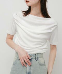 SENSE OF PLACE by URBAN RESEARCH / センスオブプレイス バイ アーバンリサーチ Tシャツ | シアードレープトップ(半袖)