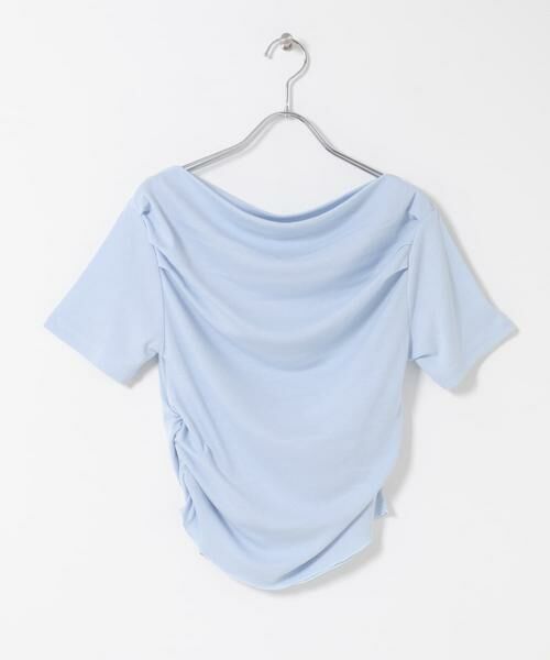 SENSE OF PLACE by URBAN RESEARCH / センスオブプレイス バイ アーバンリサーチ Tシャツ | シアードレープトップ(半袖) | 詳細4