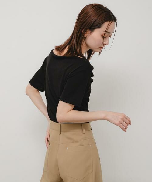 SENSE OF PLACE by URBAN RESEARCH / センスオブプレイス バイ アーバンリサーチ Tシャツ | シアードレープトップ(半袖) | 詳細15