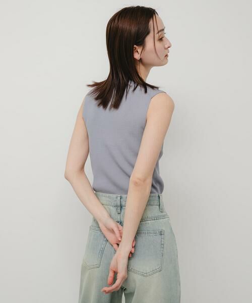 SENSE OF PLACE by URBAN RESEARCH / センスオブプレイス バイ アーバンリサーチ ニット・セーター | 『洗濯可』コンパクトノースリーブセーター | 詳細2