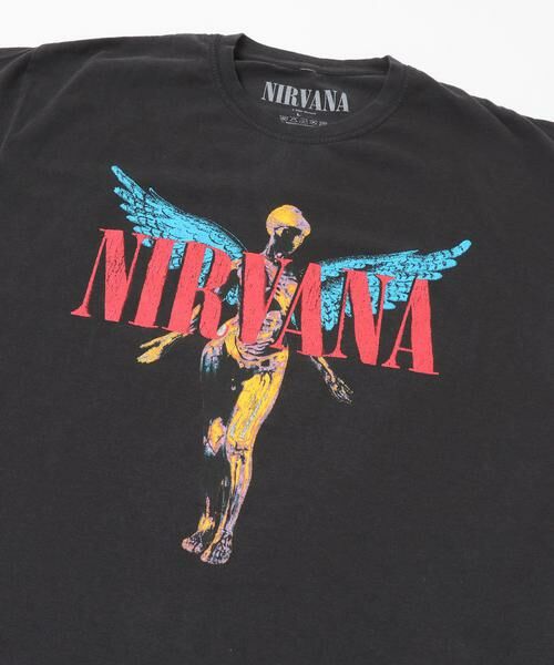 SENSE OF PLACE by URBAN RESEARCH / センスオブプレイス バイ アーバンリサーチ Tシャツ | THRIFTY LOOK　NIRVANA IN UTERO フェードTシャツ | 詳細6