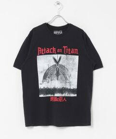 SENSE OF PLACE by URBAN RESEARCH / センスオブプレイス バイ アーバンリサーチ Tシャツ | THRIFTY LOOK　ATTACK ON TITAN フェードTシャツ
