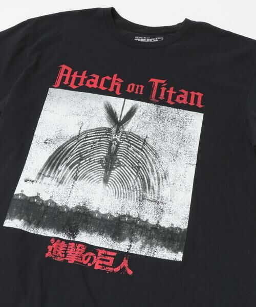 SENSE OF PLACE by URBAN RESEARCH / センスオブプレイス バイ アーバンリサーチ Tシャツ | THRIFTY LOOK　ATTACK ON TITAN フェードTシャツ | 詳細2