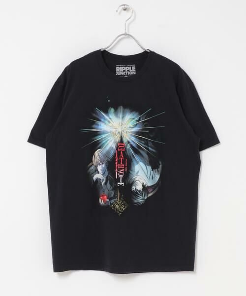 SENSE OF PLACE by URBAN RESEARCH / センスオブプレイス バイ アーバンリサーチ Tシャツ | THRIFTY LOOK　DEATH NOTE フェードTシャツ（ブラック）