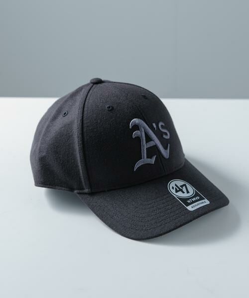 SENSE OF PLACE by URBAN RESEARCH / センスオブプレイス バイ アーバンリサーチ キャップ | FORTY SEVEN　47 MVP ATHLETICS（ブラック）