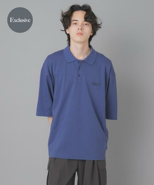 SENSE OF PLACE by URBAN RESEARCH / センスオブプレイス バイ アーバンリサーチ ポロシャツ | 『別注』Converse×SENSE OF PLACE　JACK PURCELLポロシャツ（ブルー）