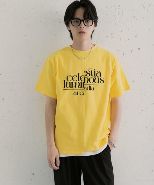 SENSE OF PLACE by URBAN RESEARCH / センスオブプレイス バイ アーバンリサーチ Tシャツ | アシメグラフィックショートスリーブTシャツ | 詳細3