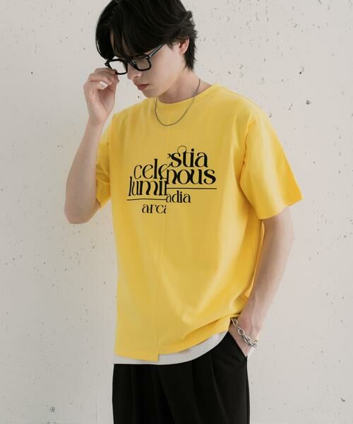 SENSE OF PLACE by URBAN RESEARCH / センスオブプレイス バイ アーバンリサーチ Tシャツ | アシメグラフィックショートスリーブTシャツ | 詳細4