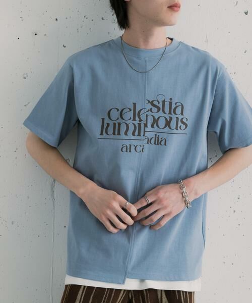 SENSE OF PLACE by URBAN RESEARCH / センスオブプレイス バイ アーバンリサーチ Tシャツ | アシメグラフィックショートスリーブTシャツ | 詳細12