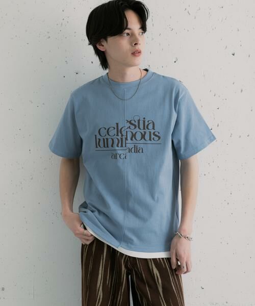SENSE OF PLACE by URBAN RESEARCH / センスオブプレイス バイ アーバンリサーチ Tシャツ | アシメグラフィックショートスリーブTシャツ | 詳細13