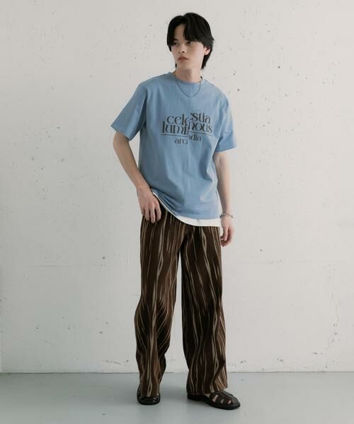 SENSE OF PLACE by URBAN RESEARCH / センスオブプレイス バイ アーバンリサーチ Tシャツ | アシメグラフィックショートスリーブTシャツ | 詳細15