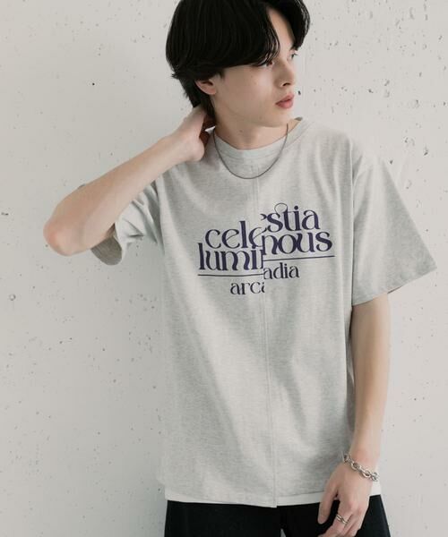 SENSE OF PLACE by URBAN RESEARCH / センスオブプレイス バイ アーバンリサーチ Tシャツ | アシメグラフィックショートスリーブTシャツ | 詳細24
