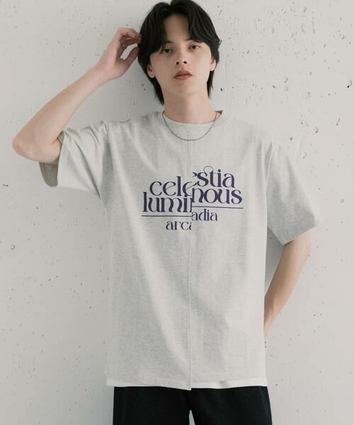 SENSE OF PLACE by URBAN RESEARCH / センスオブプレイス バイ アーバンリサーチ Tシャツ | アシメグラフィックショートスリーブTシャツ | 詳細25
