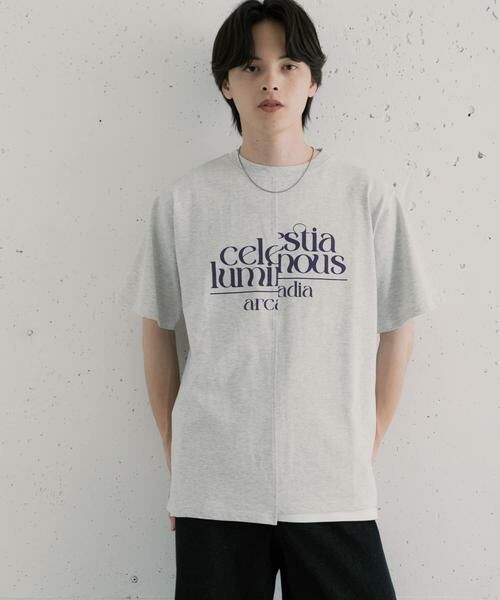 SENSE OF PLACE by URBAN RESEARCH / センスオブプレイス バイ アーバンリサーチ Tシャツ | アシメグラフィックショートスリーブTシャツ | 詳細26