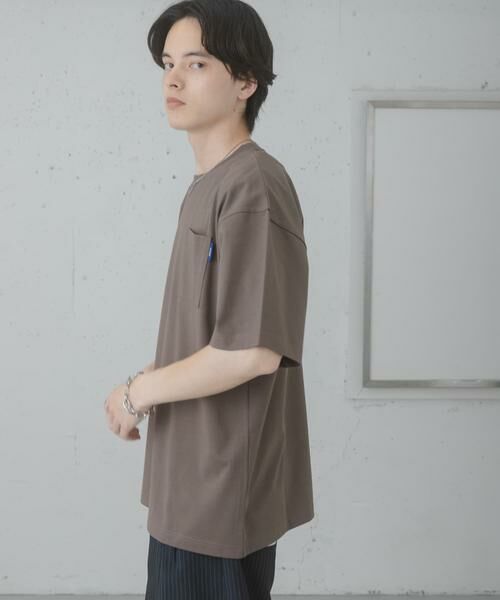 SENSE OF PLACE by URBAN RESEARCH / センスオブプレイス バイ アーバンリサーチ Tシャツ | 『UR TECH ひやサラクール』リラックスポケットTシャツ | 詳細17